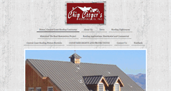 Desktop Screenshot of chipcooperroofing.com